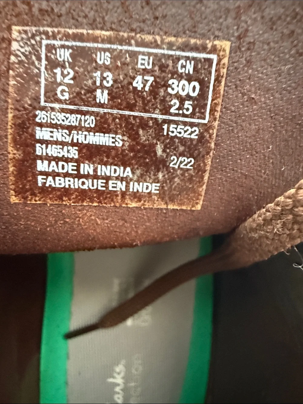 Clarks Dark Brown Leather Chukka Boots